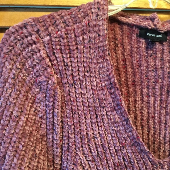 Verve Ami Warm and Soft Mauve Sweater - Picture 5 of 8